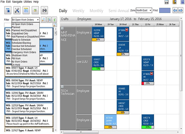 MAPCON Scheduler