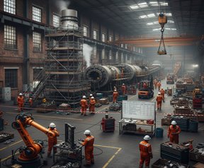 A maintenance supervisor uses a CMMS for better factory shutdown productivity.