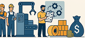 Manpower, machines, methods, materials, and money all enhance production management.