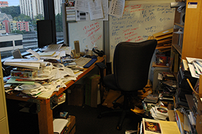 Image: messy office