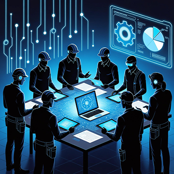 A maintenance team handle the challenges of an AI-enhanced CMMS