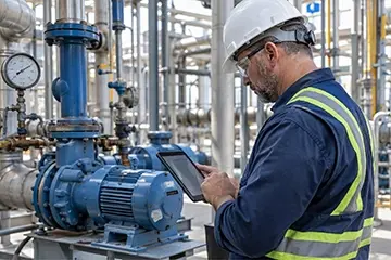 A maintenance worker compares maintenance management systems for better operations.