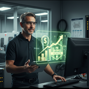A supervisor uses a CMMS to lower maintenance costs.