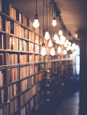 Image: wall of books