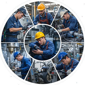A technician uses preventive maintenance strategies for electrical work.
