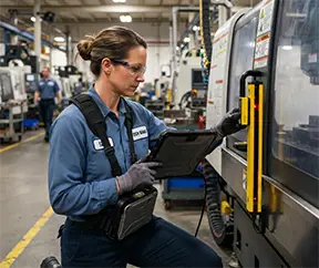 To remain compliant with regulations, a maintenance conducts safety inspections using the CMMS.