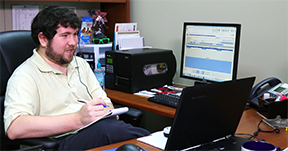 Ethan Gunnels, tech support.