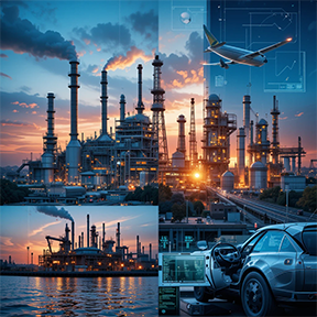  A representation of various industries that benefit from a reliability engineer