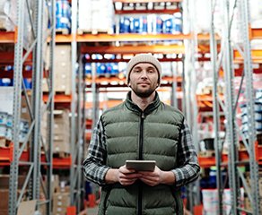 Image: man in factory