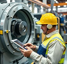 A maintenance supervisor monitors the lifespan of an asset.