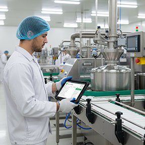 A maintenance technician uses a CMMS for proper asset management.