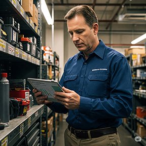 A maintenance supervisor uses blanket purchase orders to fill out a purchase order.