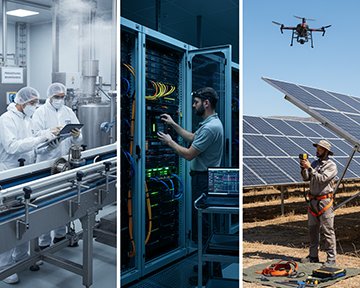 Technicians in various industries use a CMMS to organize asset management and maintenance.