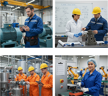 Technicians use various maintenance techniques for efficient and productive operations.