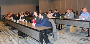 Image: attendees at a MUG seminar