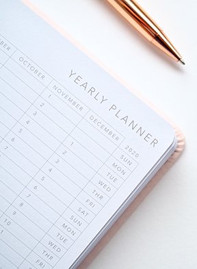 Image: notebook planner