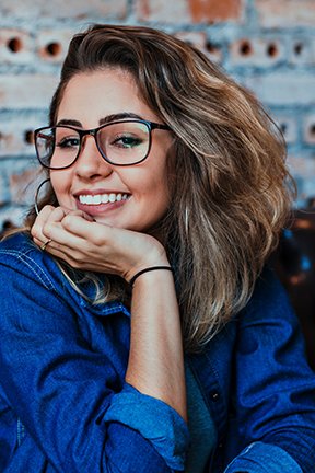 Image: woman smiling