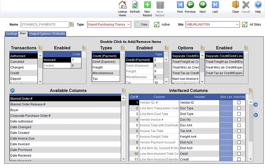 MAPCON Interface Module