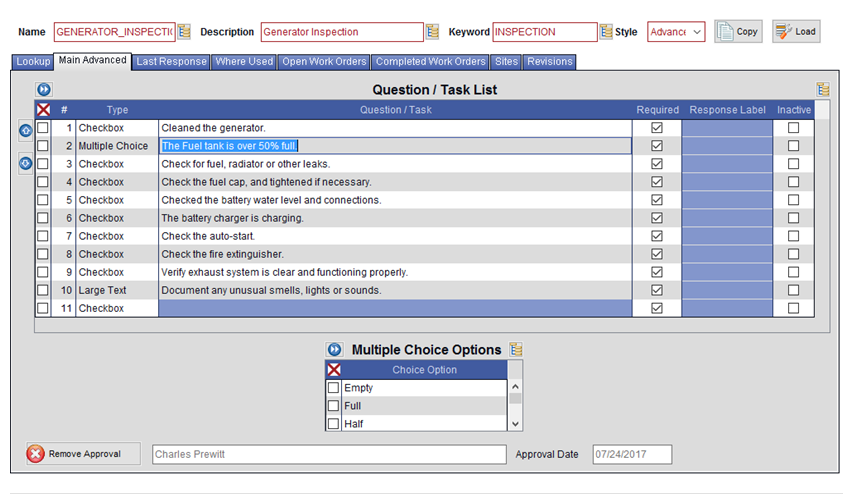 MAPCON Pro Checklist